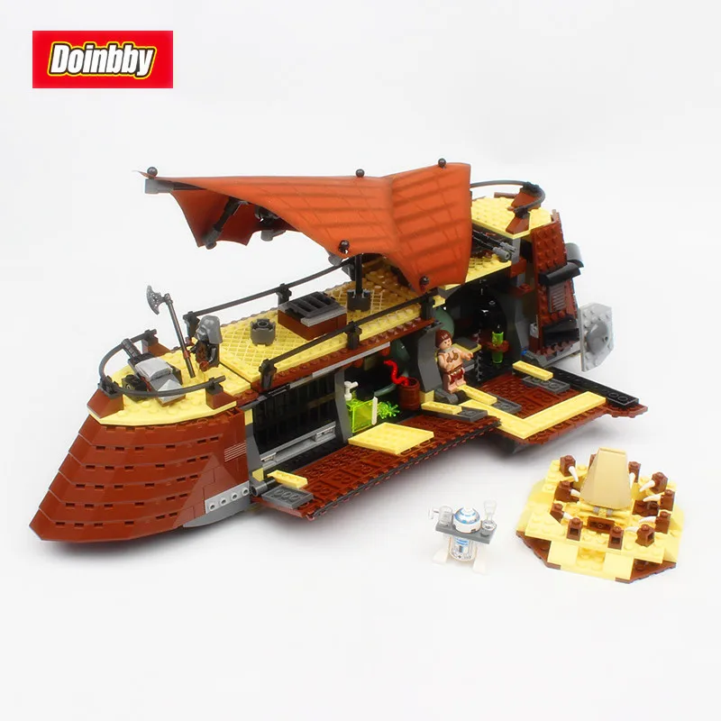

In stock 05090 Genuine Movie The Jabba`s Sail Barge Sailing Ship Building Blocks Bricks Toys Compatible Legoings Star Series War