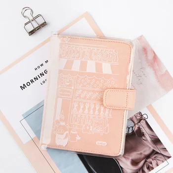 

1pc A6/B6 PVC Cover DIY Diary Journal Papelaria Stationery Cute UV Print PVC Waterproof Transparent Notebook Diary Cover
