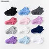 6 Pairs/lot 0 to 6 Yrs Cotton Children's Anti-slip Boat Socks For Boys Girl Low Cut Floor Kid Sock With Rubber Grips Four Season 6