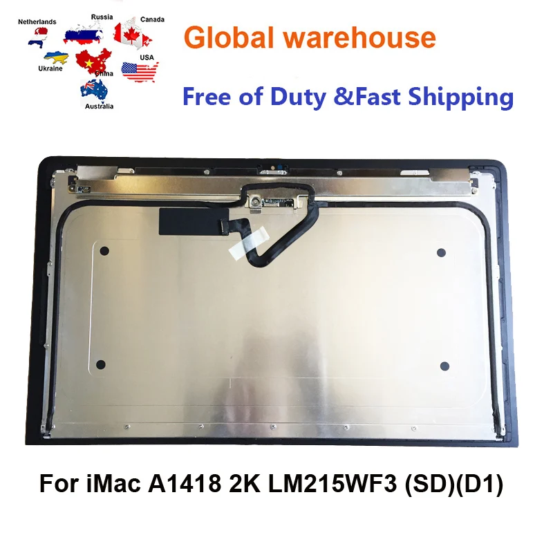 Для ЖК экрана iMac 21 5 &quotA1418 в сборе LM215WF3 (SD)(D1) EMC2544 / 2545 2638 2742 2805 без пошлины для стран