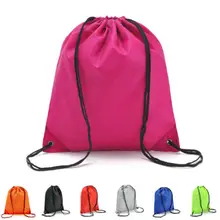 String Drawstring Back Pack Cinch Sack Gym Tote Bag School Sport Shoe Bags Storage Bags NEW