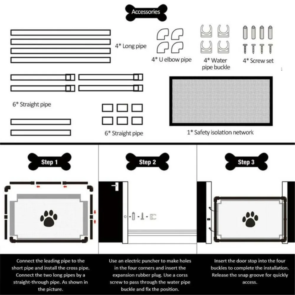 Dog-Isolation-Gate-Mesh-Dog-Fences-Baby-Pets-Isolating-Gate-Separation-Net-Ingenious-Protection-Playpen-Safety (2)