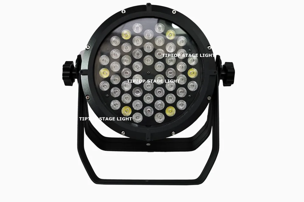 8 шт./лот 54X3 W RGBW Led Par64 может DMX512 8Ch этап Пар-прожектор света 150 W Мощность Led Par огни Открытый без Шум без мерцания