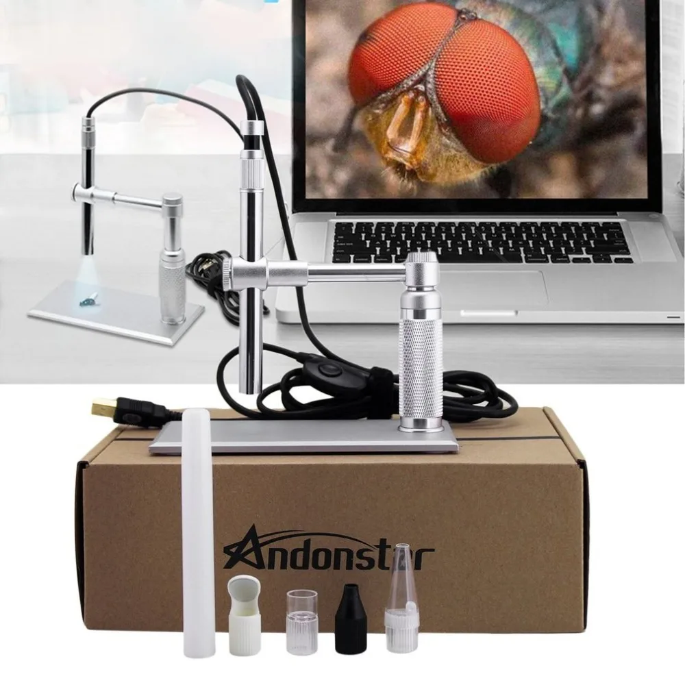 

500x USB HD Digital Electronic Microscope Electronic Magnifier 8LED Endoscope For Circuit Board Maintenance Tool