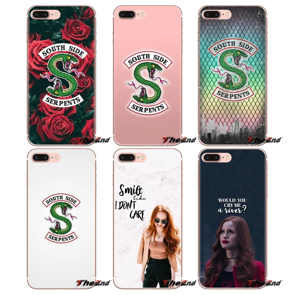 

For Samsung Galaxy A3 A5 A7 A9 A8 Star A6 Plus 2018 2015 2016 2017 Transparent Soft Shell Covers tv riverdale cheryl blossom