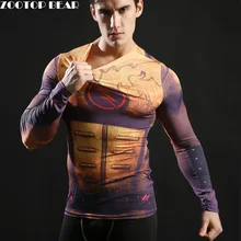 Hot 2017 Superhero Superman Batman Spiderman font b Men b font Long Sleeve T font b