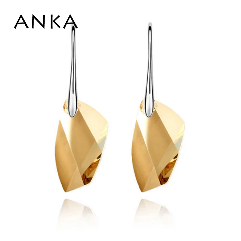 

ANKA new luxury long tassel spike earrings for women earings fashion jewelry wedding made with crystal from Austria #88414