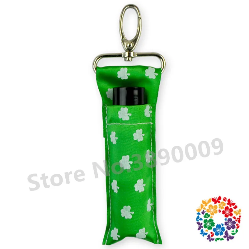 Dot para Mulheres Novidades Ondulado Listrado Polka Clover Anchor Impressão Batom Bolsa Chaveiro Pingente Moda Carteira 300 Pcs 7 Joias e Acessórios