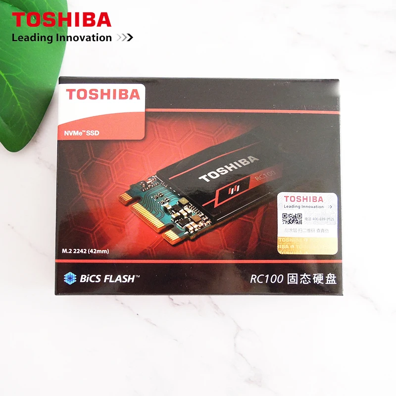 TOSHIBA NVMe 120 ГБ M.2 2242 PCIe 3,0*2 SSD Внутренний твердотельный диск 1350 МБ/с. для ноутбука, настольного компьютера, M2 Ssd