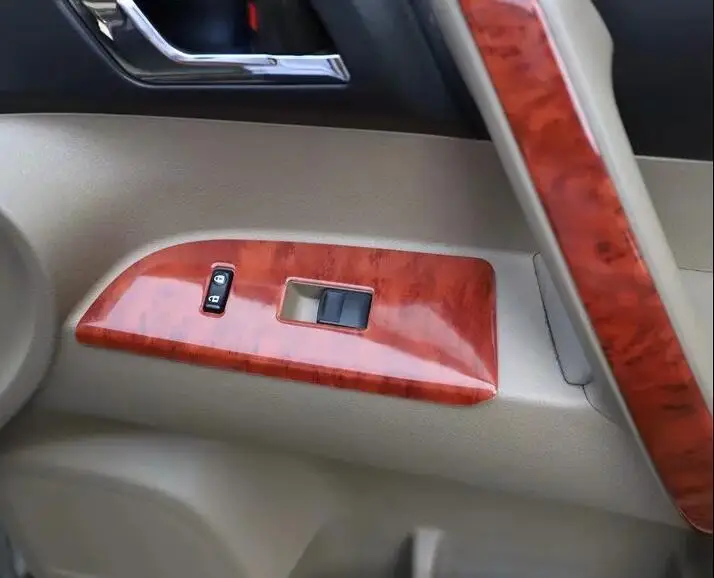 30 шт./компл. автомобиль интерьера деревянного зерна цвета панель отделка комплект декоративное покрытие наклейки для Toyota Highlander 2009, 10, 11, 12, 13, 14 лет