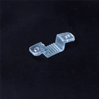 

100 PCS LED Strip Light Connector LED Fixing Silicon Mounting Clips For 3528 5050 waterproof For LED Tape 10mm