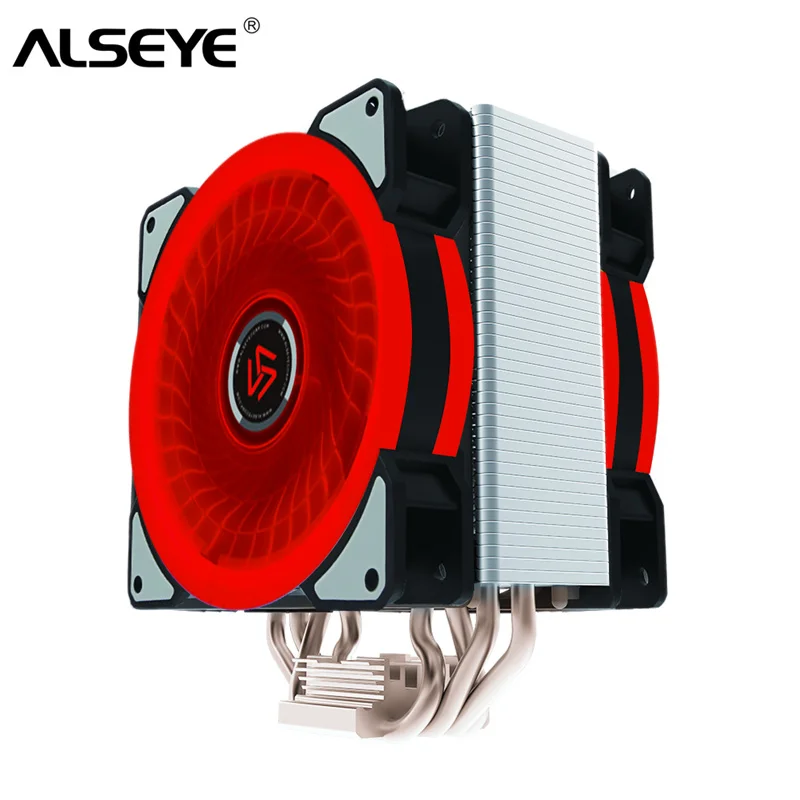 ALSEYE وحدة المعالجة المركزية برودة 4 Heatpipes LED 4Pin PWM 120 مللي متر مروحة برودة ل LGA 1155/1151/1156/ 775/1366/2011/AM2 +/AM3 +/AM4 ALSEYE وحدة المعالجة المركزية برودة 4 Heatpipes LED 4Pin PWM 120 مللي متر مروحة برودة ل LGA 1155/1151/1156/ 775/1366/2011/AM2 +/AM3 +/AM4