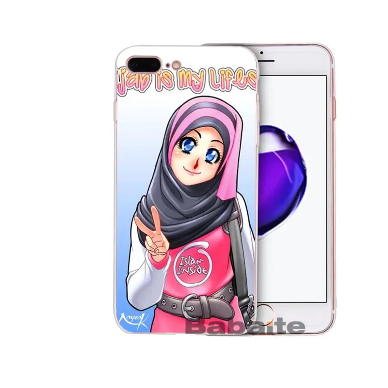 Woman In Hijab Face Crown