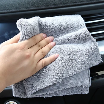 

BU-Bauty Hot 380GSM Edgeless Microfiber Cloth 16"X16" No Edge Premium Detailing Towel For Polishing Buffing Finishes Car Wash