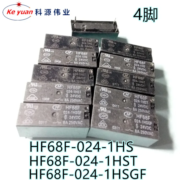 Реле JQX-68F 024-1HS 4PIN HF68F 1HST | Обустройство дома