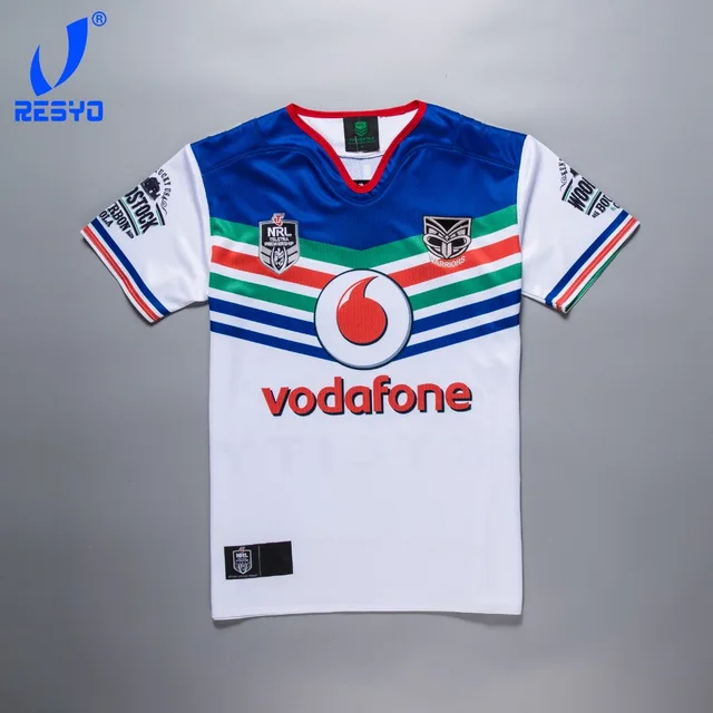 RESYO NRL 18-19 WARRIORS RUGBY JERSEYS FOOTBALL T-SHIRT/TOP QUALITY FREE SHIPPING