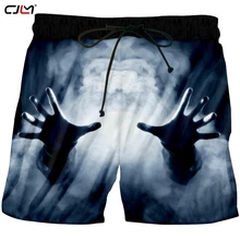 CJLM мужские повседневные дымовые шорты 3D Ghost Hand шорты с полной печатью в китайском стиле Мужская Лучшая Одежда Recom для мужчин d