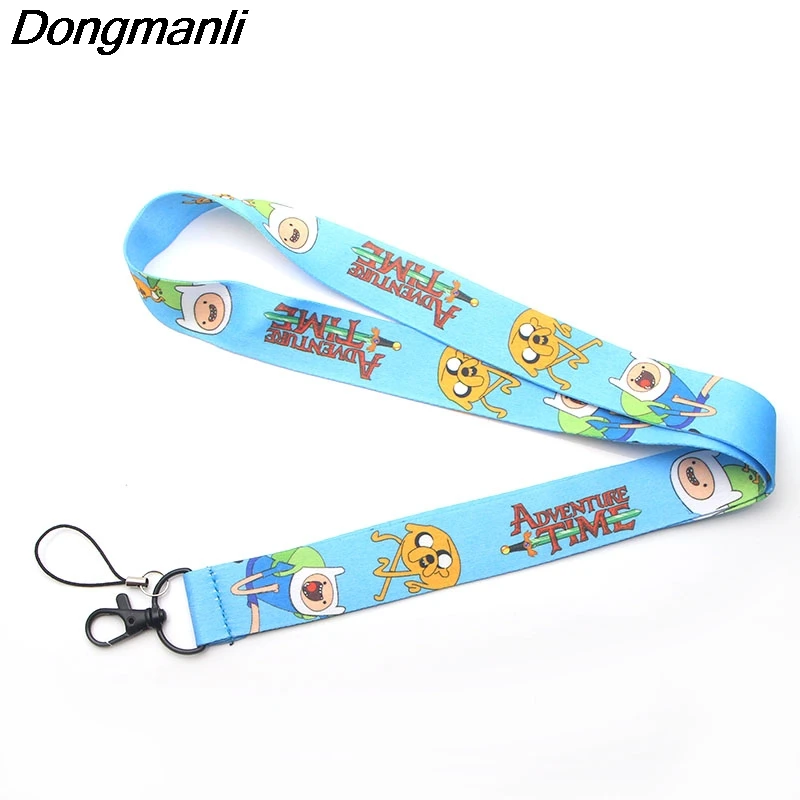 P2851 Dongmanli Adventure Time Lanyard значок ID Lanyards/Мобильный телефон Веревка/ключ Lanyard шейный ремешок ожерелье