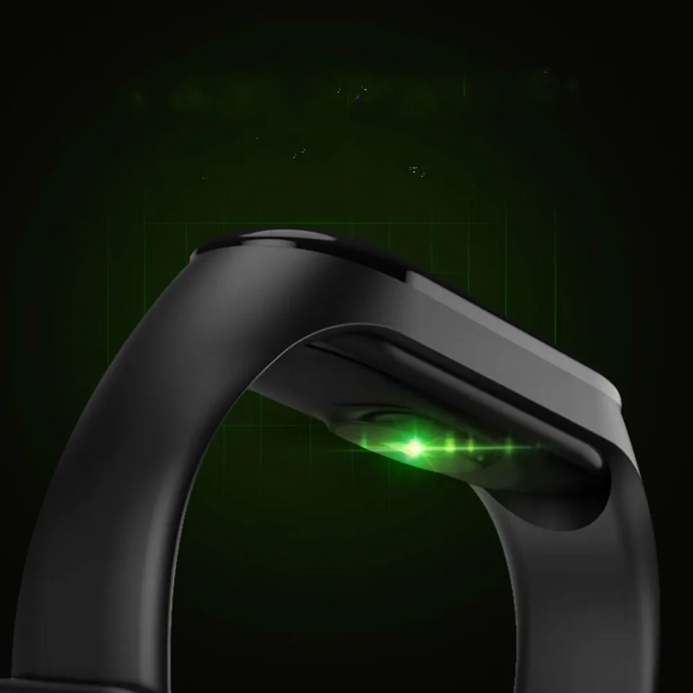 

M3 plus smart sports bracelet men and women heart rate blood pressure multi-function watch waterproof running pedometer