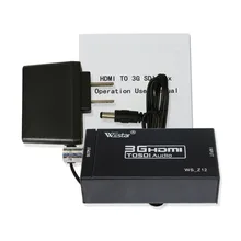 HDMI в SDI конвертер аудио-видео адаптер 720P 1080P HDMI в BNC поддержка SD HD 3G-SDI для домашнего кинотеатра