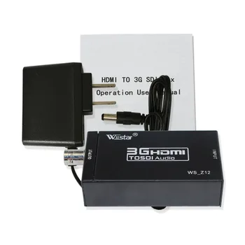 

HDMI to SDI Converter Audio Video Adapter 720P 1080P HDMI to BNC Support SD HD 3G-SDI for Home Theater Cinema PC