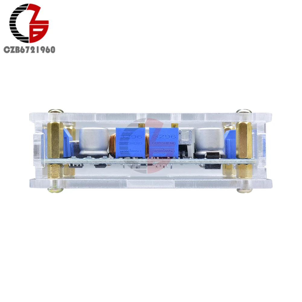 5А 75 Вт 5-36 в до 1,25-32 В DC-DC понижающий преобразователь напряжения регулятор CC CV трансформаторный источник энергии USB защитный чехол