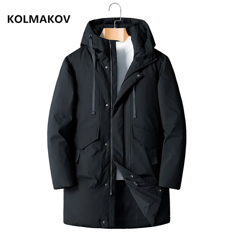 Winter Men's Clothing 90% White Duck Down high quality Hooded Down Jackets Winter Coats Men Casual thicken Jackets