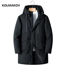 Winter Men's Clothing 90% White Duck Down high quality Hooded Down Jackets Winter Coats Men Casual thicken Jackets