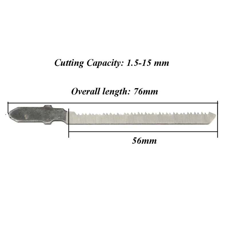 5 шт. T101AO лобзиковые лезвия набор чистой резки дерева прокрутки режущий инструмент 1,5-15 мм