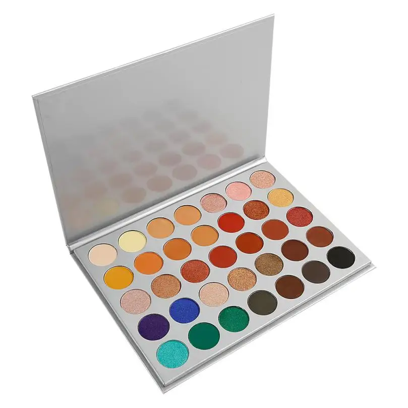 

35 Colors Renaissance Eyeshadow Palette Powder Glitter Shimmer Matte Eye Shadow Powder Smoky Eyeshadow Eye Makeup Beauty Tool #S