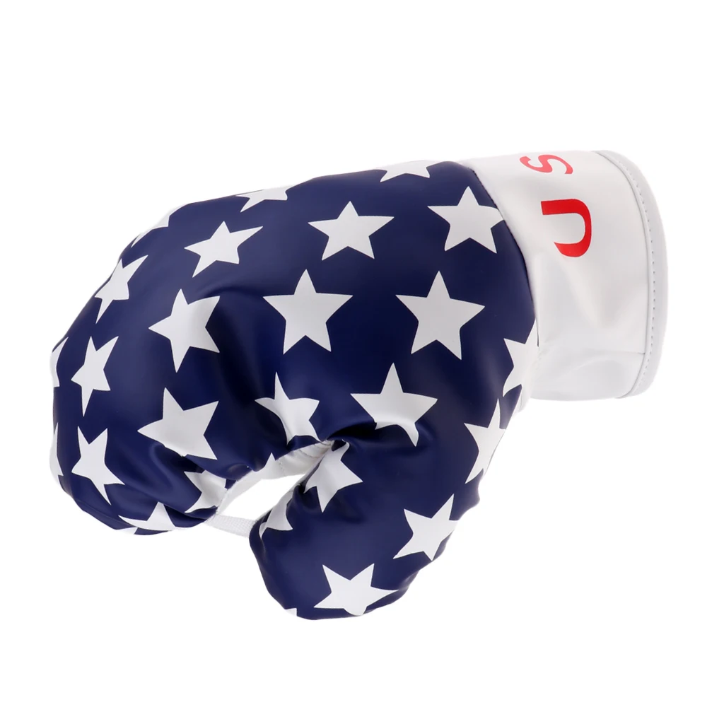 Boxing Glove Club Covers PU Leather USA Golf Head Cover Headcover