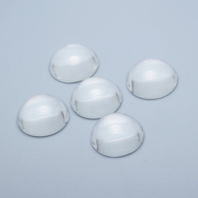 20 мм круглые прозрачные стеклянные кабошоны купольные Камея Кабошон для изготовления ювелирных изделий 40 шт 7685