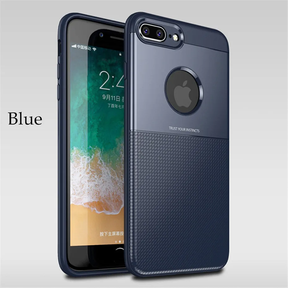 Back Cover For iPhone 7 Case 6 6s Cases Luxury TPU Silicon Scratch Proof Anitiknock Protective Case For iPhone 6 8 7 Plus X Capa (9)