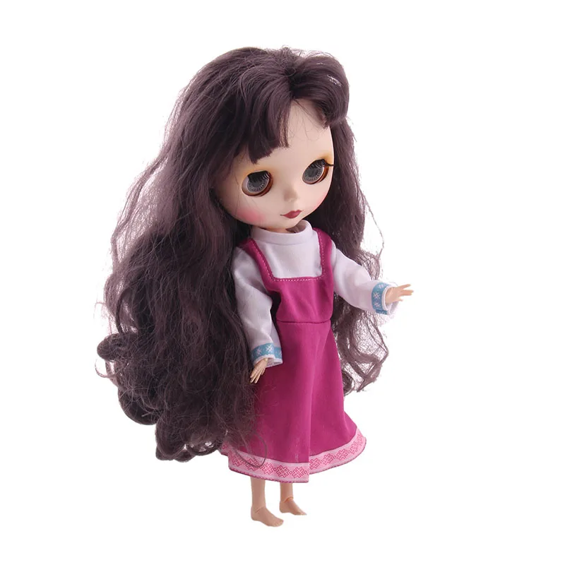 Fleta Doll Clothes Fashion Cute Dress Bjd Doll 1/6 30 Cm Or 14.5 Inch Doll Generation Children's Christmas Gift Toys