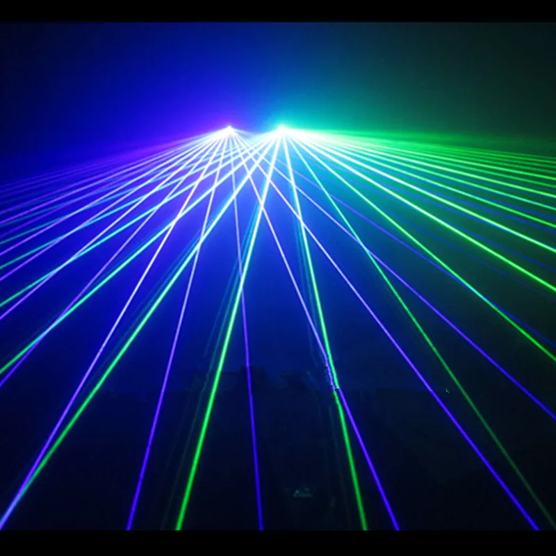 New Design Blue Green Laser Man Party Glasses With 2 Pcs Lasers For