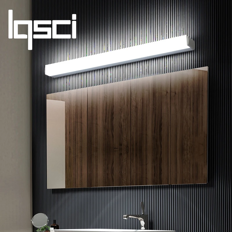 

lqsci LED wall lamp 12W 16W 22W Acrylic wall mounted bathroom lighting Modern mirror light AC220V 110V waterproof fixture BD70