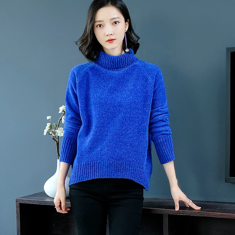 Best Price 5 Colors XL Brand Women Thicken Short Sweater 2019 Autumn Winter Sweater New Solid Color Sweater Large Size Loose Wild Pullovers Best Price 5 Colors XL Brand Women Thicken Short Sweater 2019 Autumn Winter Sweater New Solid Color Sweater Large Size Loose Wild Pullovers