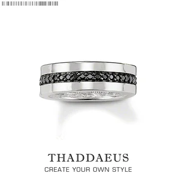 

Rings Classic Black,Europe Style Soul Jewelry Good Fashion Jewerly For Women,2018 Gift In 925 Sterling Silver,Super Deals