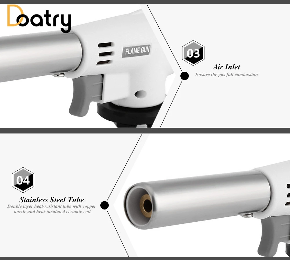 Doatry принадлежности для барбекю бутановый газовый дутый фонарь сварочный пистолет горелка кухонный фонарь огнеметный паяльник инструменты для приготовления пищи Уличное оборудование