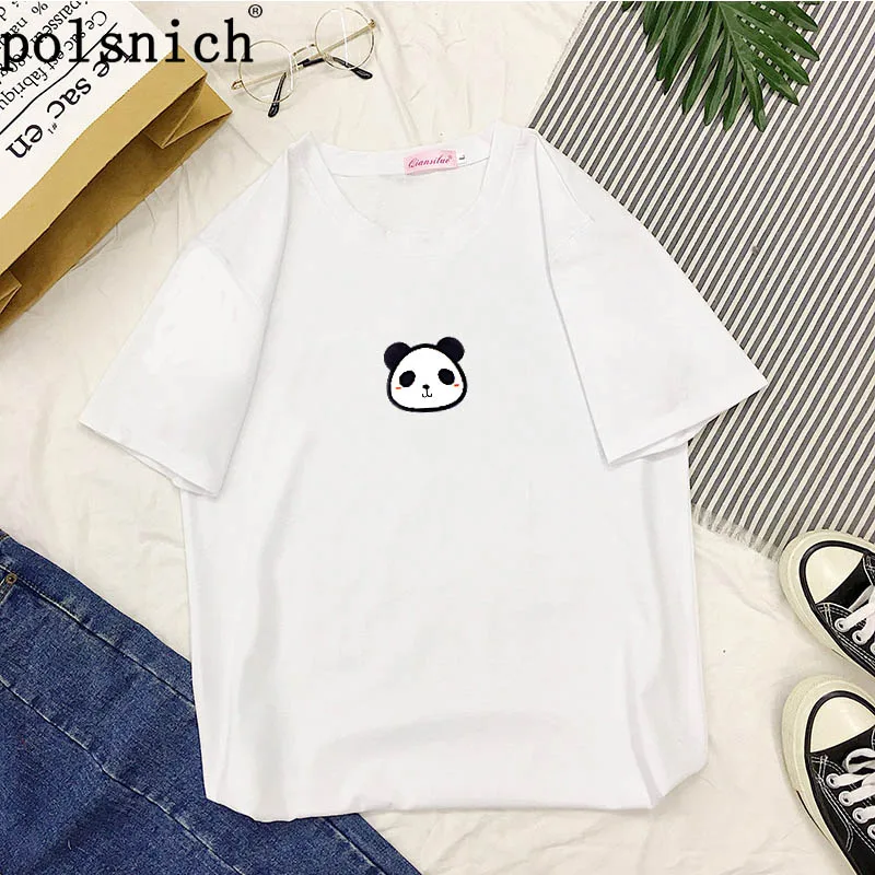 

2019 Panda Shirt Kung Fu Panda Shirt T-Shirt Lady Desert Harajuku Top.top female t-shirts summer woman 2019 women's shirt