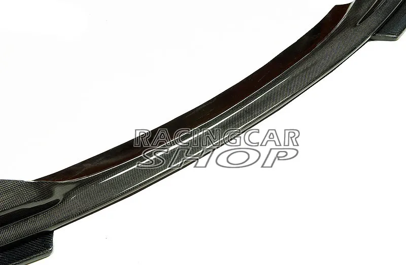 3D style Real CARBON FIBER FRONT LIP SPOILER 3pcs FOR BMW F10 M-TECH bumper 532i 528i 530i 535i 550i 2011UP