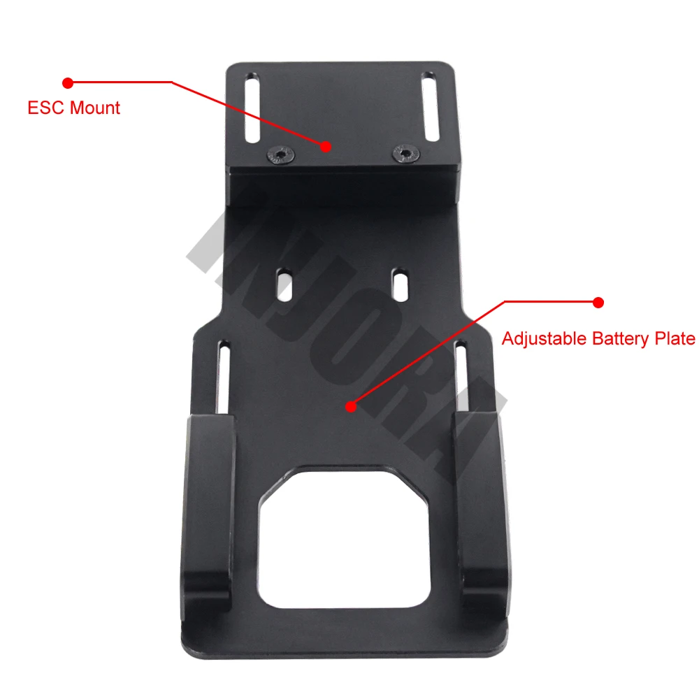 INJORA RC Автомобиль Металл низкая гравитация центр батарея Монтажная пластина с галстуком для 1/10 RC Гусеничный автомобиль осевой SCX10 II 90046 90047