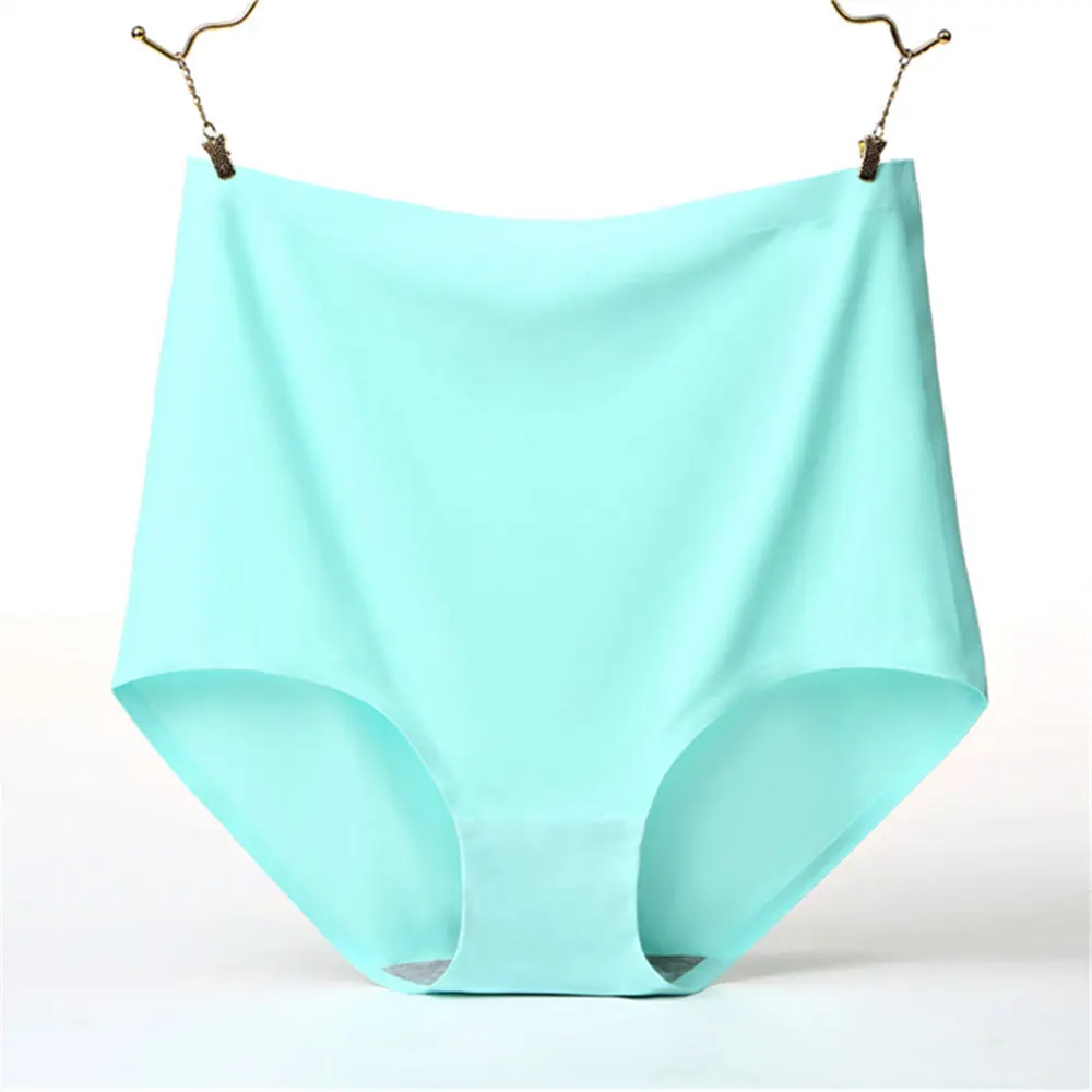 Seamless Breathable Pantie Solid Cool pants Refreshing High Waist Women Panties Female Underwear Hot sale Lingerie 4xl xxxl xxl