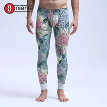 Новинка, мужское термобелье из хлопка, кальсоны для осени и зимы, Сексуальные Теплые повседневные штаны, мужские флисовые штаны, 4 цвета