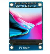 IPS pleine vue 7pin 12pin 24pin 1.3 pouces TFT LCD module écran d'affichage Vertical 8bit port parallèle 4 fils interface SPI(China)