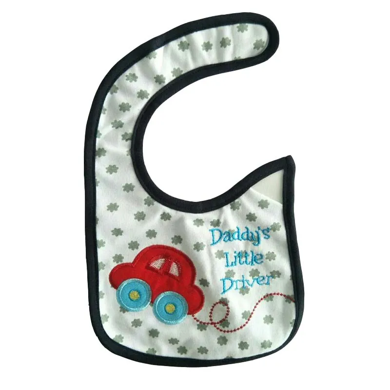Baby Bibs Cute Cartoon Pattern Toddler Baby Waterproof Saliva Towel Cotton Fit 0-3 MOld Infant Burp Cloths Feeding Baby Stuff