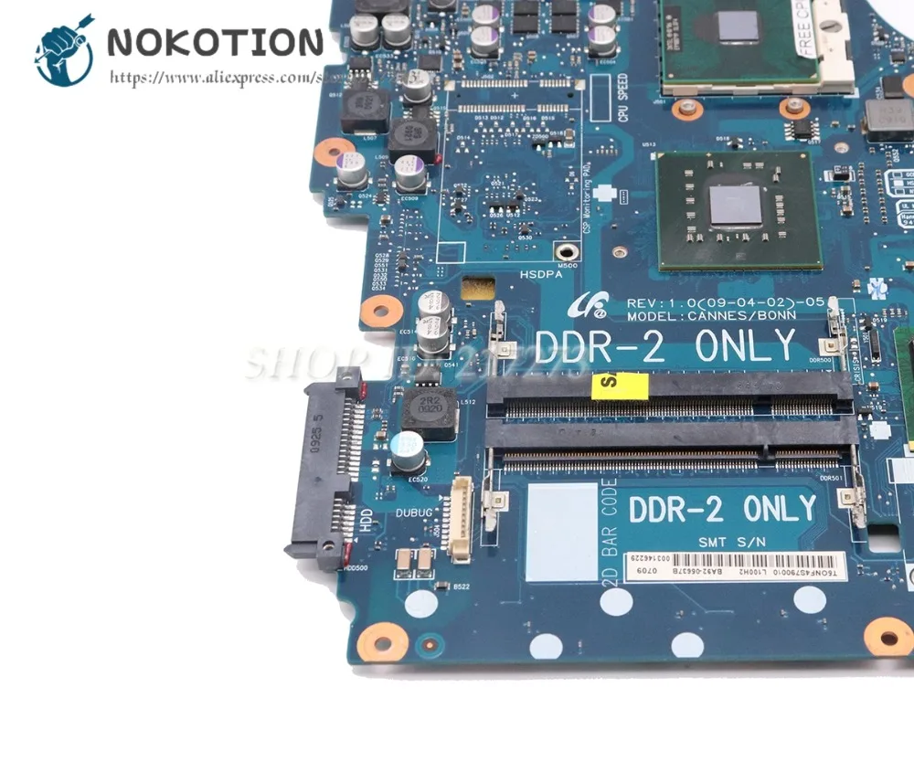 NOKOTION для samsung NP-R720 R720 Материнская плата ноутбука DDR2 процессор BA92-05637A BA92-05637B BA41-01060A BA41-01061A BA41-01062A