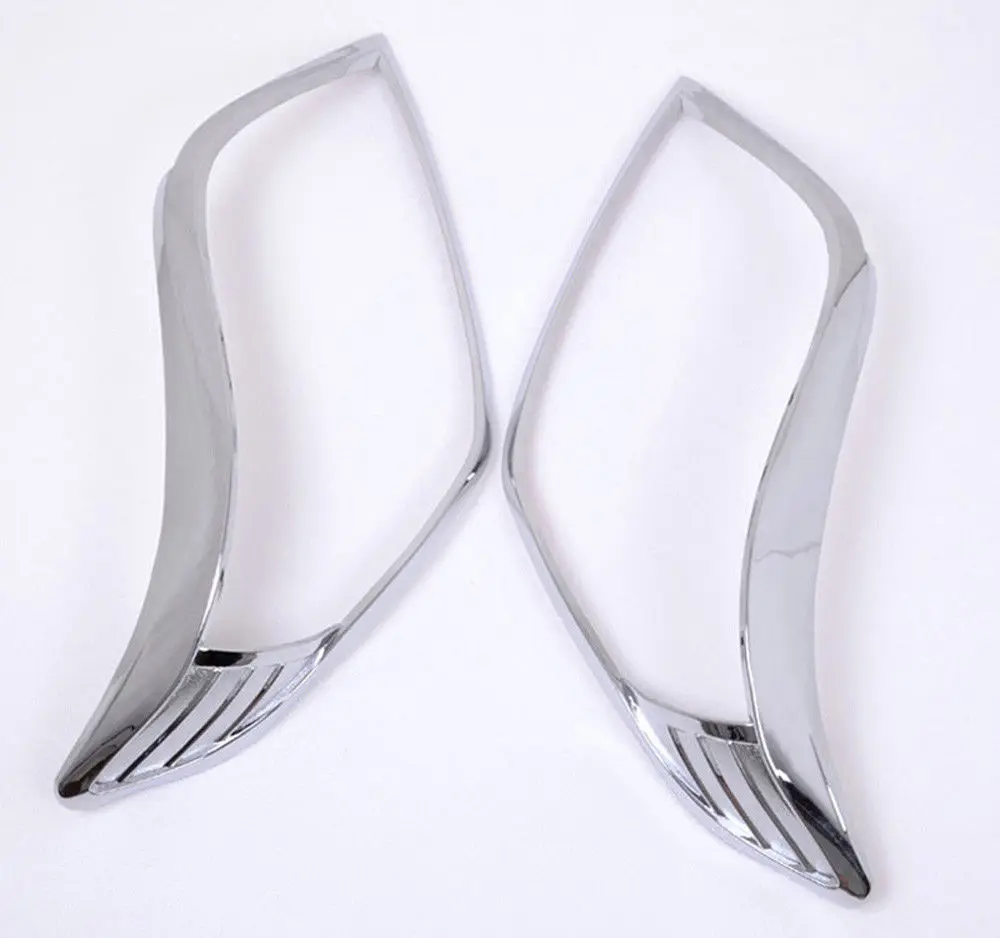 Chrome Front Headlight HeadLamp Cover For Toyota Prado J150 FJ150 2010