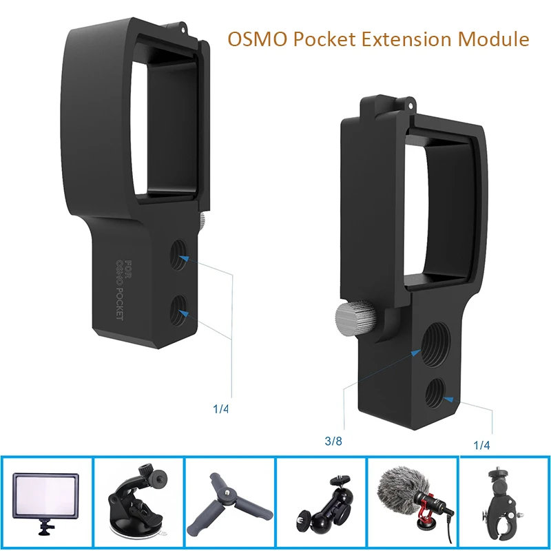 Osmo карманная Автомобильная Присоска на лобовое стекло для Dji Osmo карманная Карданная камера с модулем расширения для Dji Osmo Pocket