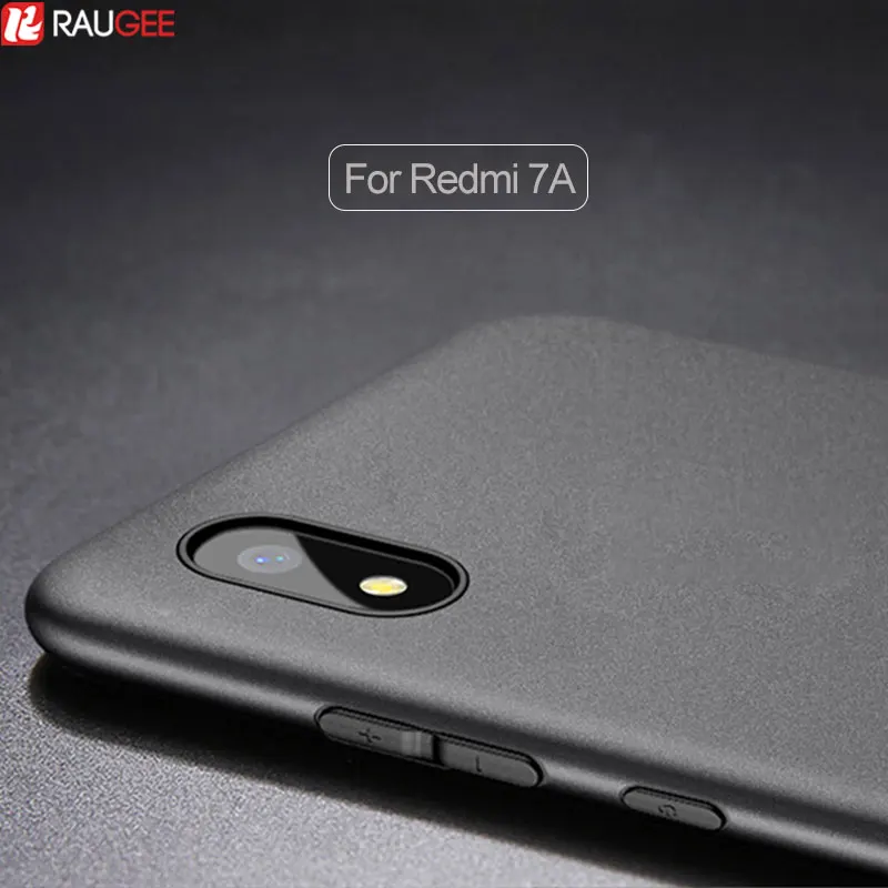 

For Xiami Redmi 7A Case Silicone Funda Full Protection Bumper Matte Soft TPU Back Cover On For Redmi 7A 7 A Mobile Phone Case